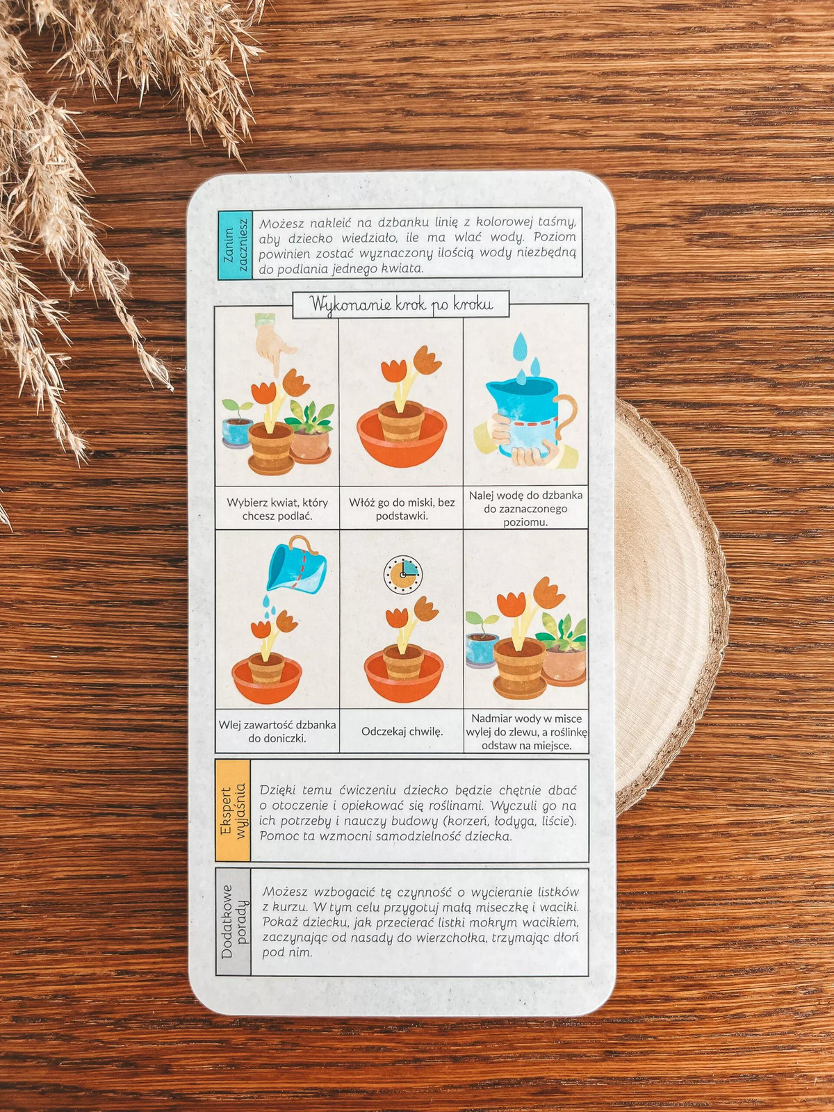 Naturalnie Montessori karty aktywności dla dzieci 1-4 lata