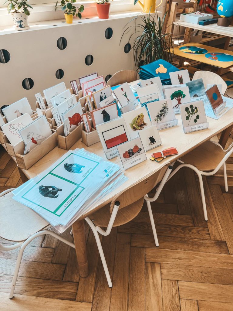 Pomoce Montessori w przedszkolu