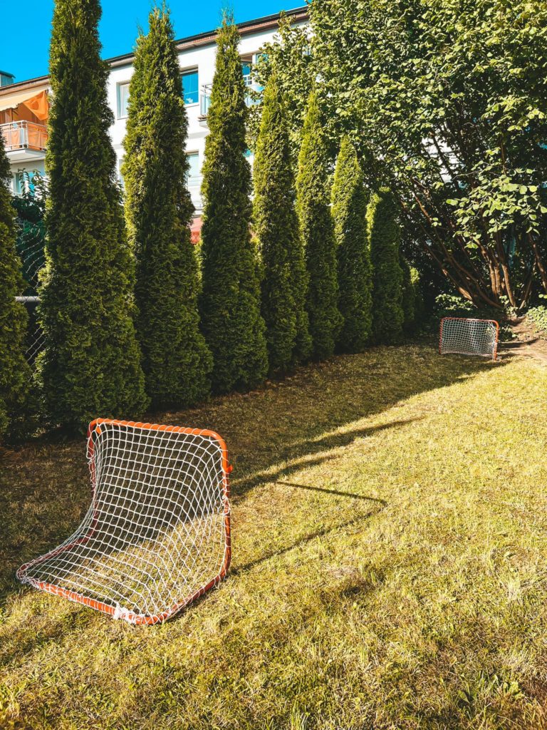 Ogródek w przedszkolu Montessori