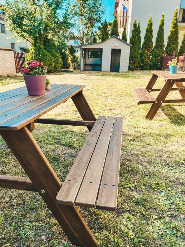 Ogródek w przedszkolu Montessori