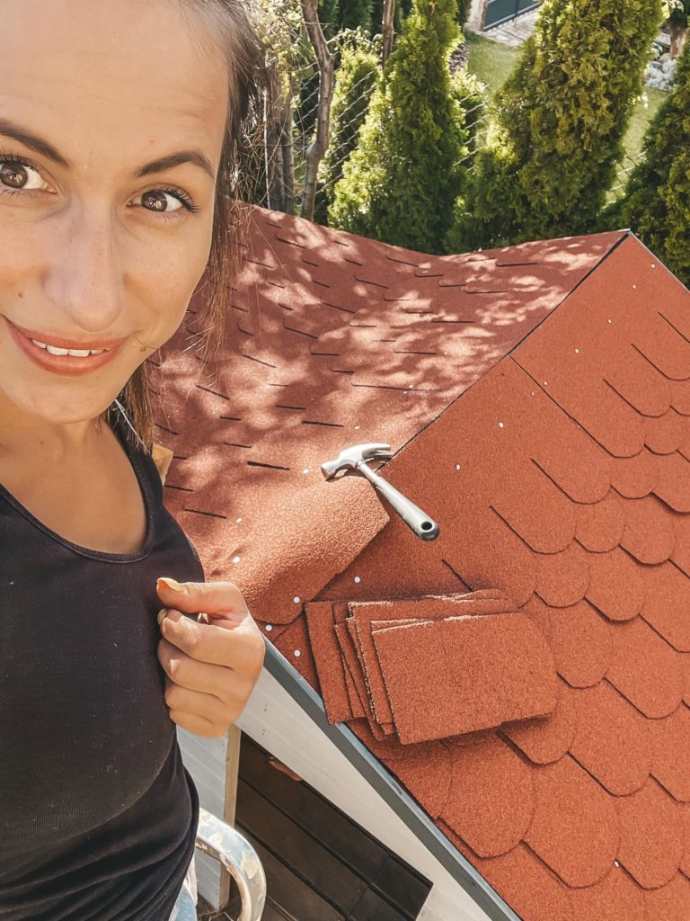 Remont domku w ogrodzie Montessori