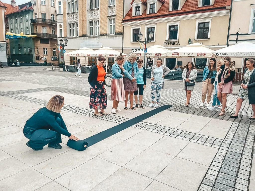 Wielkie lekcje Montessori na rynku w Pszczynie